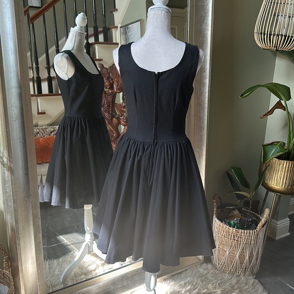 PIN UP COLLECTION CLASSIC BLACK DRESS - Picture 4 of 6